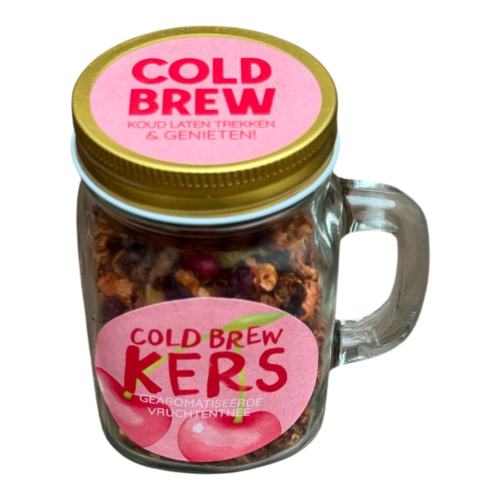 ColdBrew-thee-kers_DePelikaan Cold Brew ijsthee - Kers