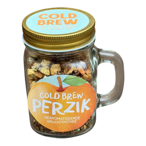 ColdBrew-thee-perzik_DePelikaan Cold Brew ijsthee - Perzik