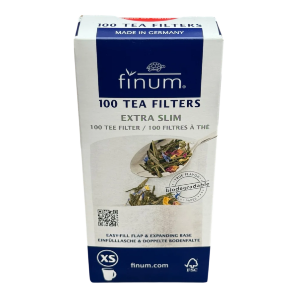 Finum papieren theefilters - XS - Voor beker en kop
