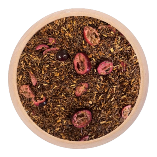 RooibosCranberry_thee_DePelikaan Rooibos Cranberry
