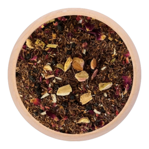 RooibosFrambozenRabarber_thee_DePelikaan Rooibos Frambozen-Rabarber