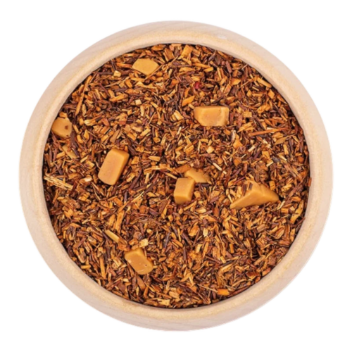RooibosKaramel_thee_DePelikaan Rooibos Karamel