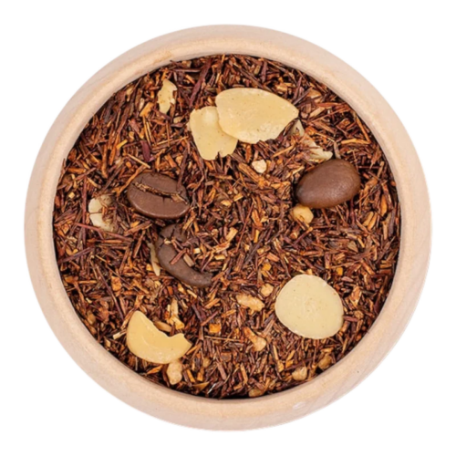 RooibosMokkaAmandel_thee_DePelikaan Rooibos Mokka-Amandelnoot