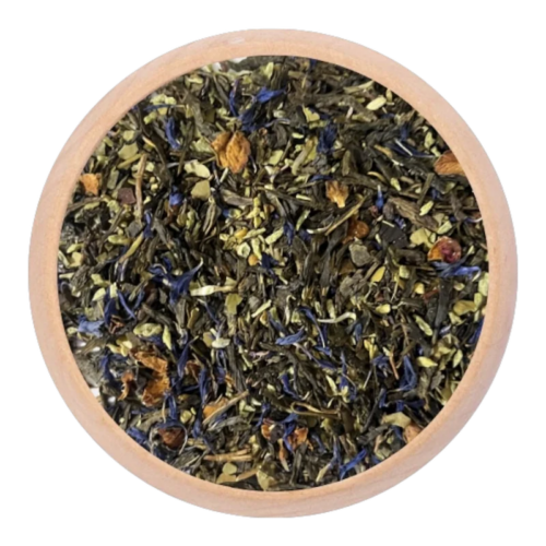 SenchaAmandel_thee_DePelikaan Sencha Amandel