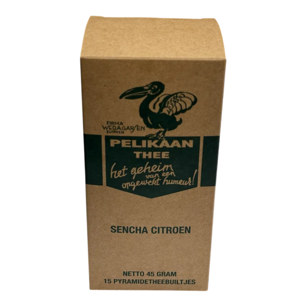 SenchaCitroen_theebuiltjes_DePelikaan Sencha Citroen | Theezakjes